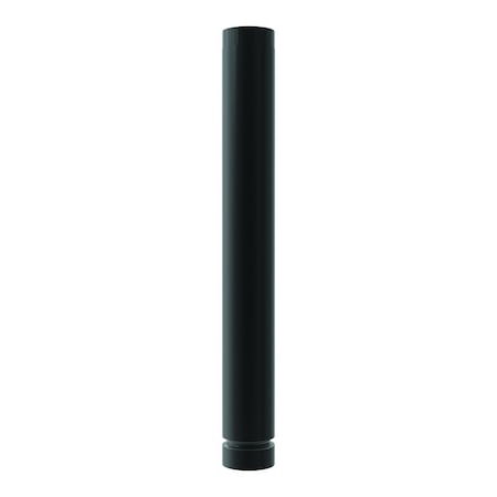 3 In. Diameter 2x4 Black Vertical Termination Extension